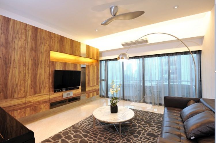 Contemporary, Modern, Tropical Design - Living Room - Condominium - Design by Crescendo Interior & Lifestyle Pte Ltd