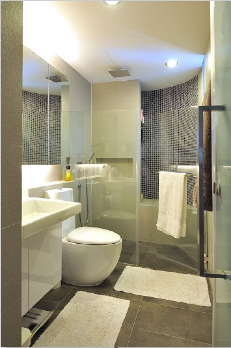 Contemporary, Modern, Tropical Design - Bathroom - Condominium - Design by Crescendo Interior & Lifestyle Pte Ltd