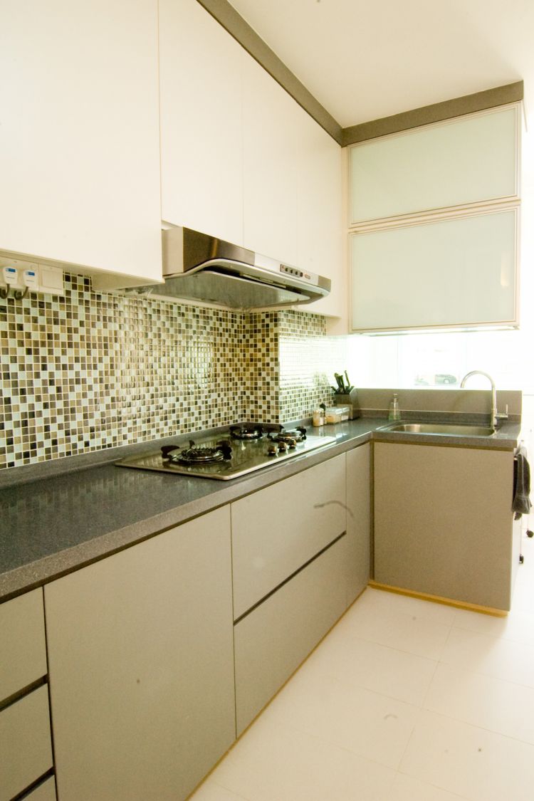 Contemporary, Modern Design - Kitchen - HDB 4 Room - Design by Crescendo Interior & Lifestyle Pte Ltd