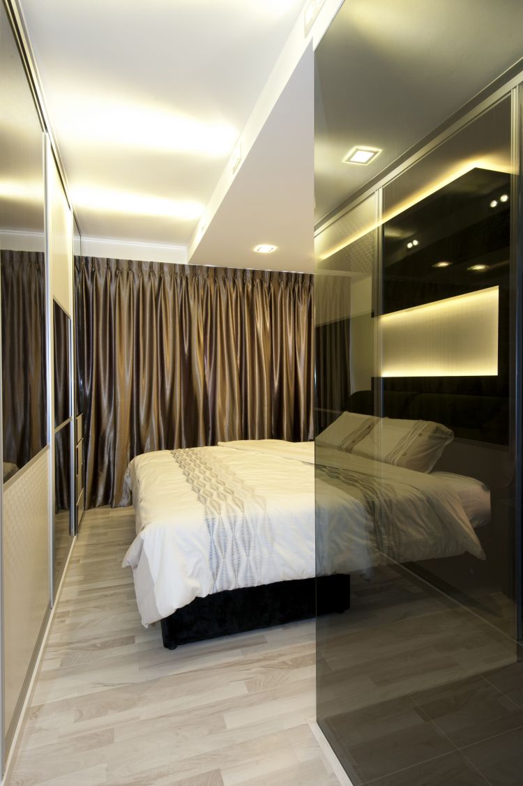 Minimalist, Modern Design - Bedroom - HDB 5 Room - Design by Crescendo Interior & Lifestyle Pte Ltd