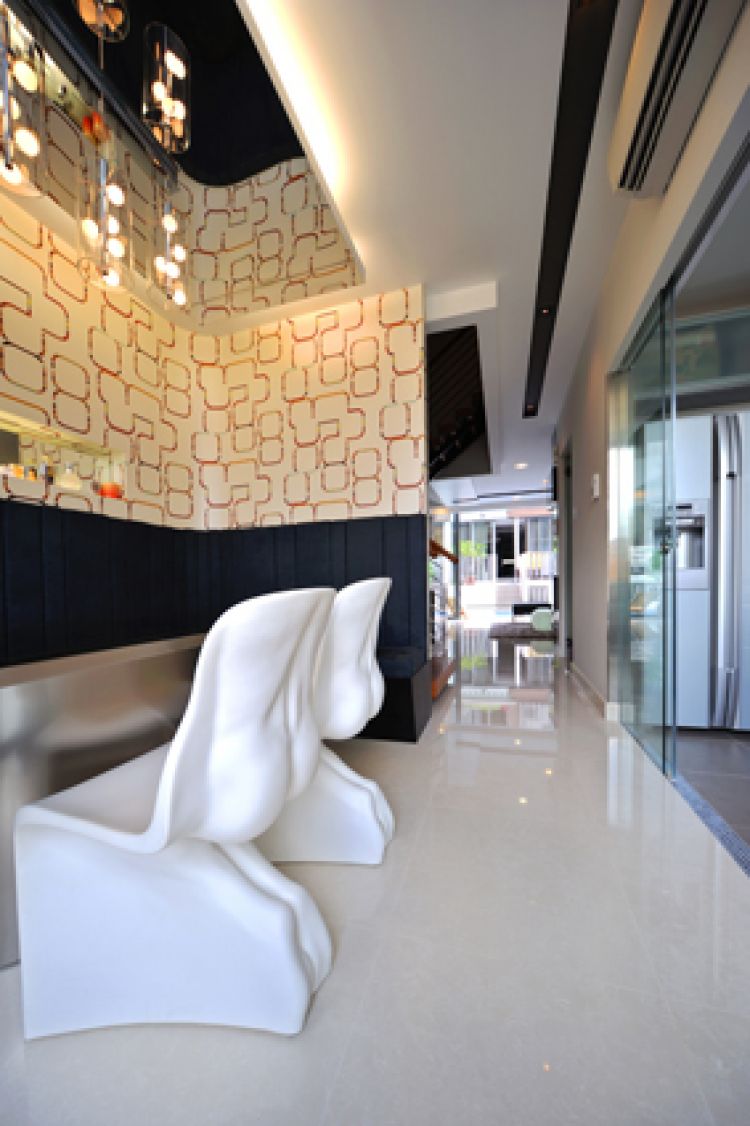 Contemporary, Modern Design - Dining Room - Landed House - Design by Crescendo Interior & Lifestyle Pte Ltd