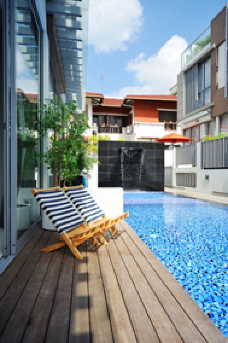 Contemporary, Modern Design - Balcony - Landed House - Design by Crescendo Interior & Lifestyle Pte Ltd