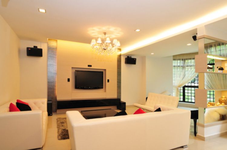 Classical, Contemporary, Modern Design - Living Room - Landed House - Design by Crescendo Interior & Lifestyle Pte Ltd