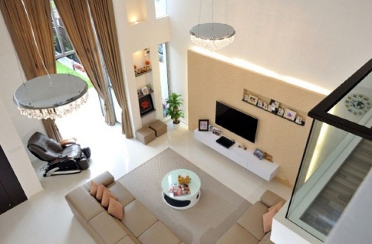 Contemporary, Modern Design - Living Room - Landed House - Design by Crescendo Interior & Lifestyle Pte Ltd