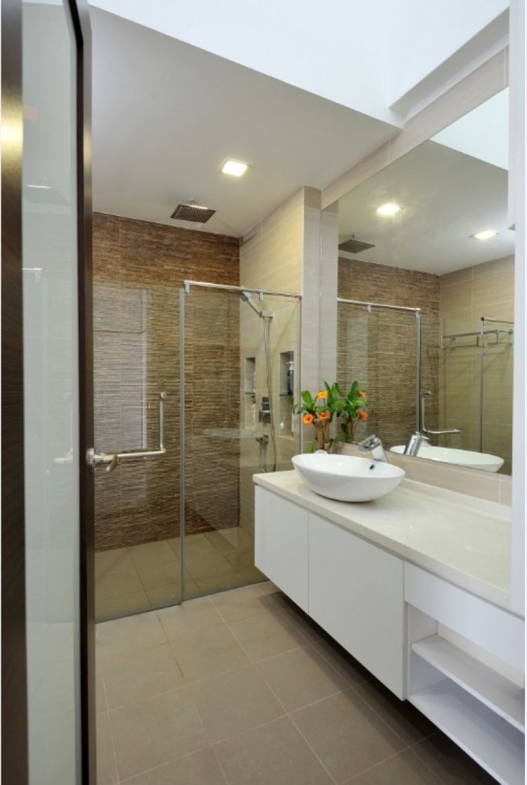 Contemporary, Modern Design - Bathroom - Landed House - Design by Crescendo Interior & Lifestyle Pte Ltd
