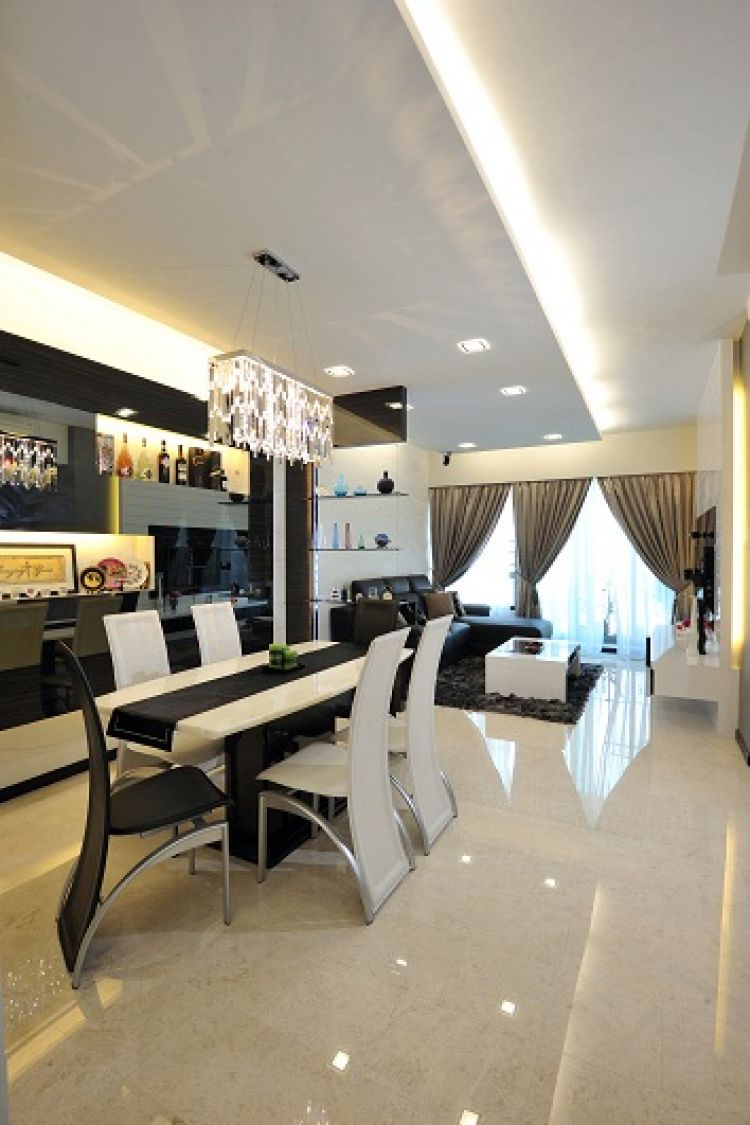 Contemporary, Modern Design - Dining Room - Condominium - Design by Crescendo Interior & Lifestyle Pte Ltd