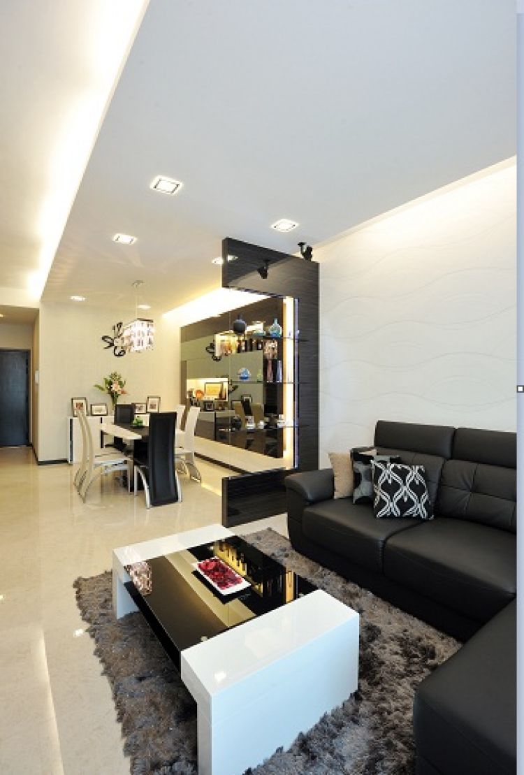 Contemporary, Modern Design - Living Room - Condominium - Design by Crescendo Interior & Lifestyle Pte Ltd