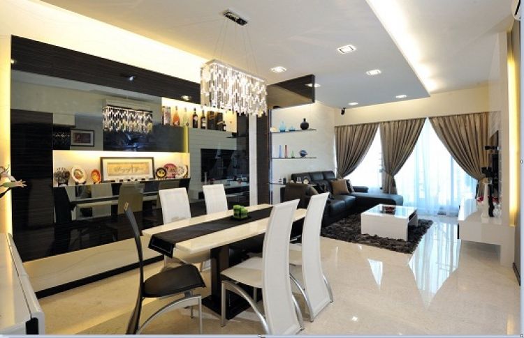 Contemporary, Modern Design - Dining Room - Condominium - Design by Crescendo Interior & Lifestyle Pte Ltd