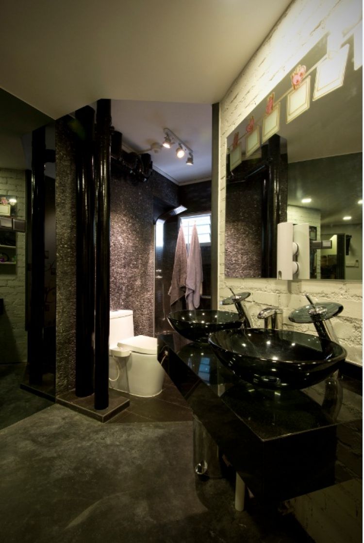 Contemporary, Modern Design - Bathroom - HDB 5 Room - Design by Crescendo Interior & Lifestyle Pte Ltd