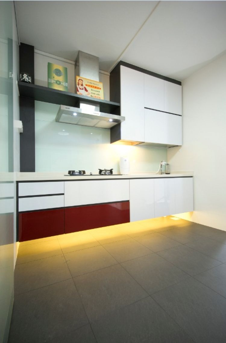 Contemporary, Modern Design - Kitchen - HDB 5 Room - Design by Crescendo Interior & Lifestyle Pte Ltd