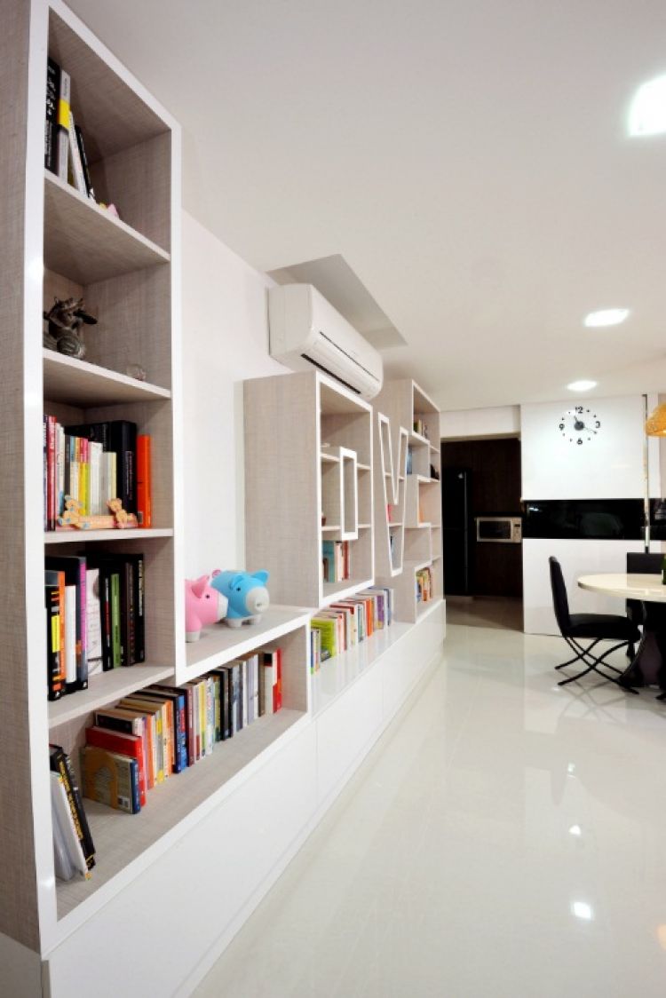 Contemporary, Modern Design - Living Room - HDB 5 Room - Design by Crescendo Interior & Lifestyle Pte Ltd