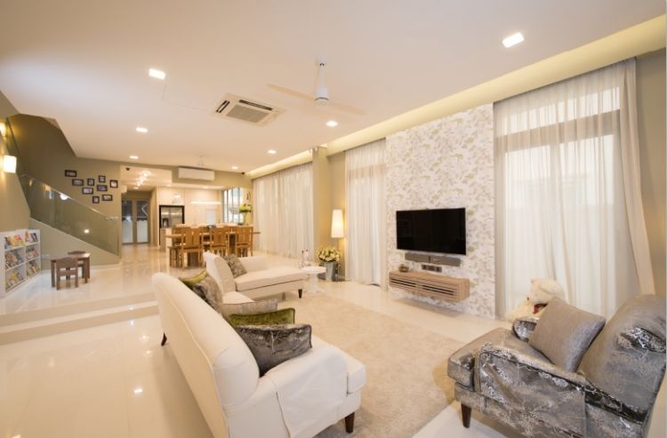 Contemporary, Minimalist, Modern Design - Living Room - Landed House - Design by Crescendo Interior & Lifestyle Pte Ltd