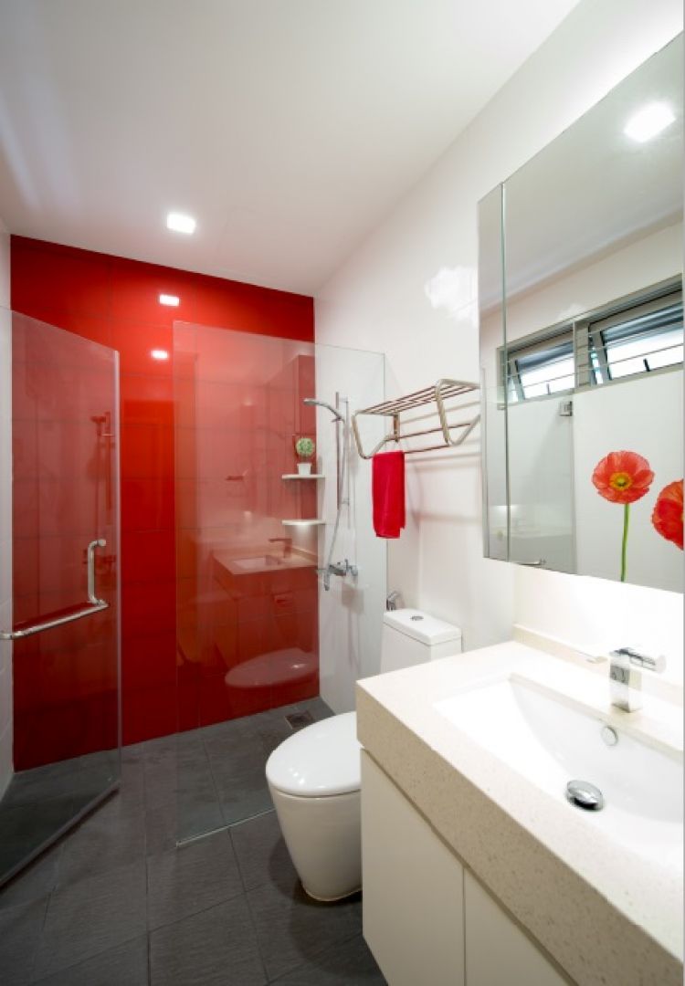 Contemporary, Minimalist, Modern Design - Bathroom - Landed House - Design by Crescendo Interior & Lifestyle Pte Ltd