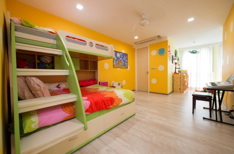 Contemporary, Minimalist, Modern Design - Bedroom - Landed House - Design by Crescendo Interior & Lifestyle Pte Ltd