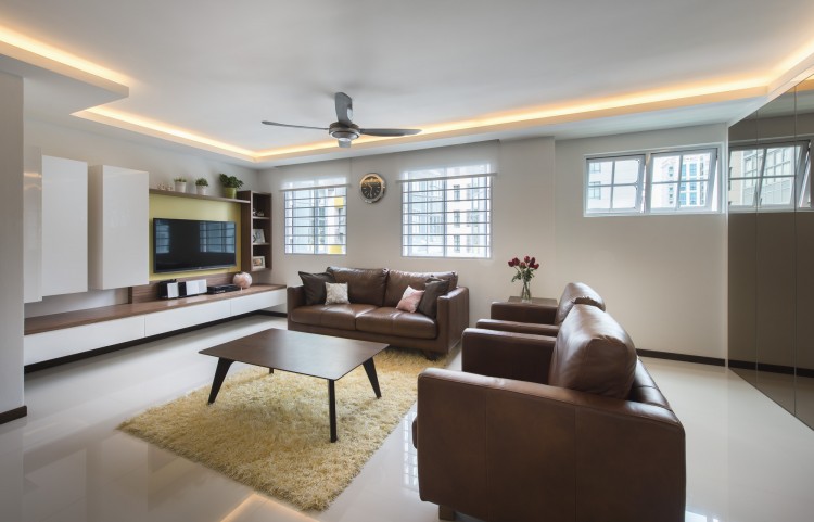 Contemporary Design - Living Room - Condominium - Design by D5 Studio Image Pte Ltd