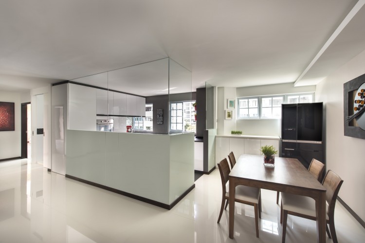 Contemporary Design - Kitchen - Condominium - Design by D5 Studio Image Pte Ltd