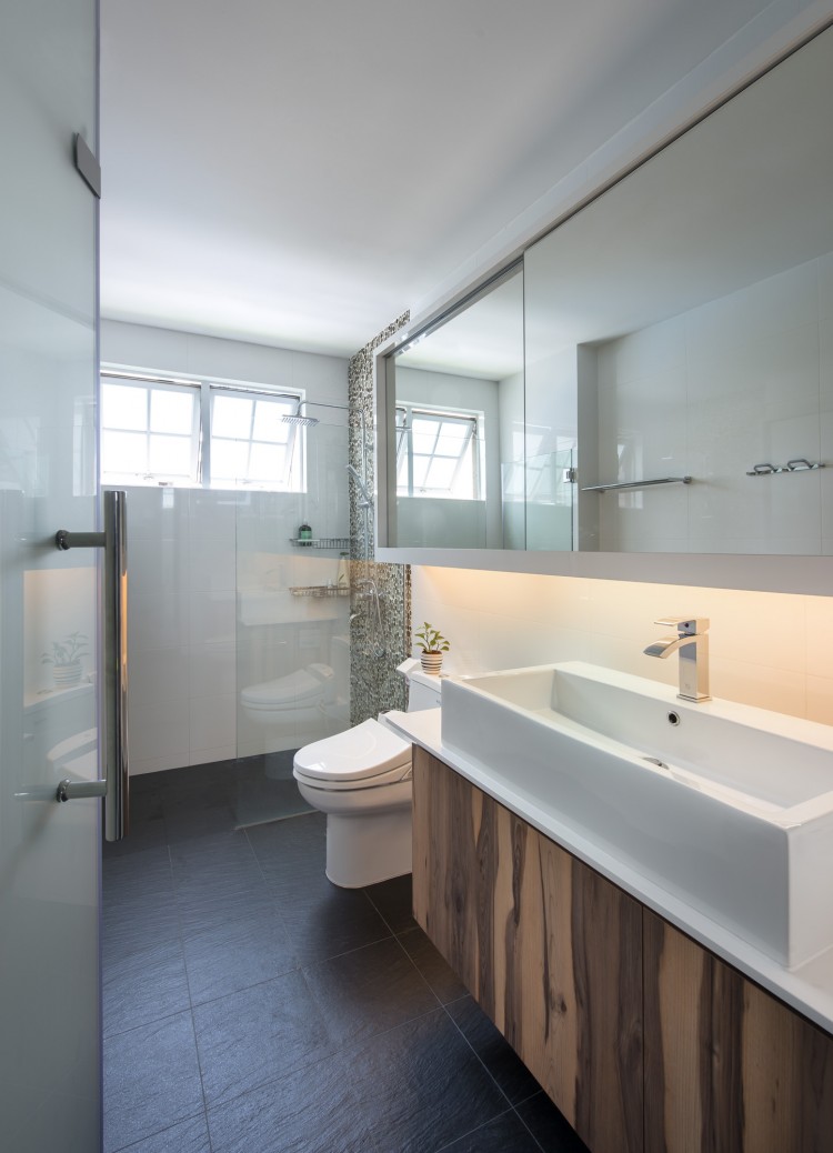 Contemporary Design - Bathroom - Condominium - Design by D5 Studio Image Pte Ltd