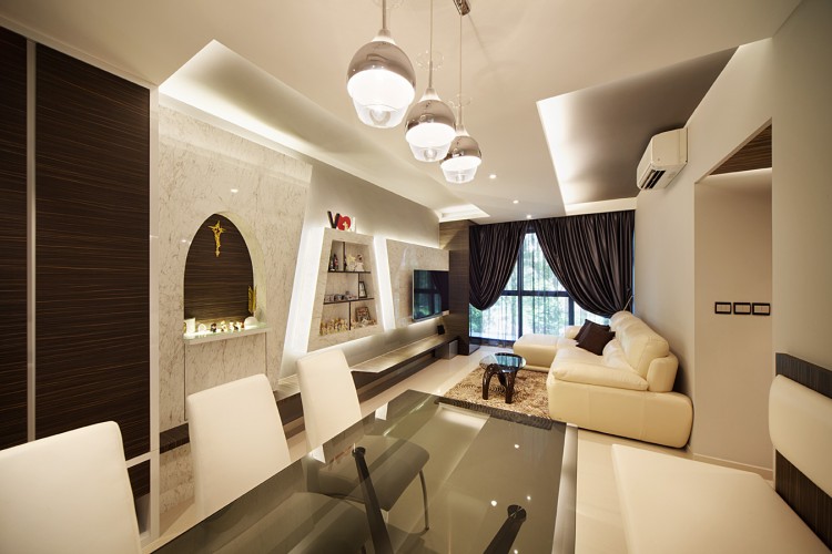 Contemporary, Modern Design - Dining Room - Condominium - Design by D5 Studio Image Pte Ltd