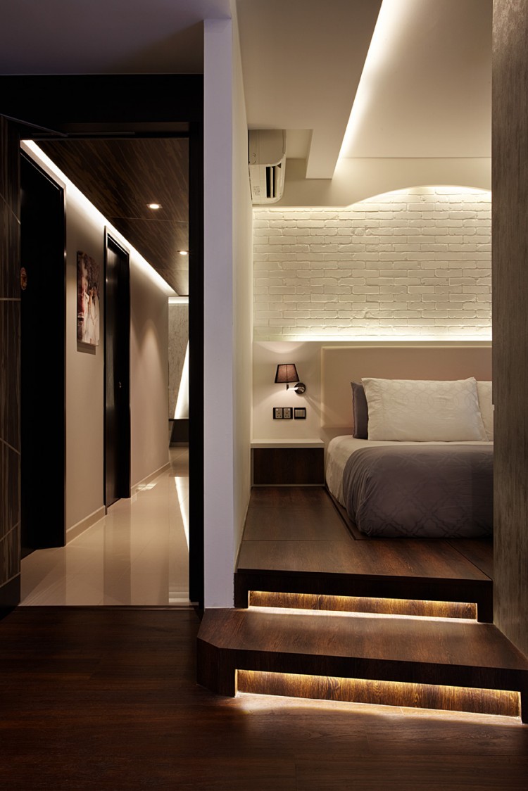 Contemporary, Modern Design - Bedroom - Condominium - Design by D5 Studio Image Pte Ltd