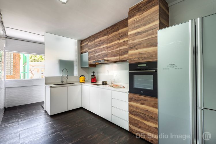 Minimalist Design - Kitchen - HDB 4 Room - Design by D5 Studio Image Pte Ltd