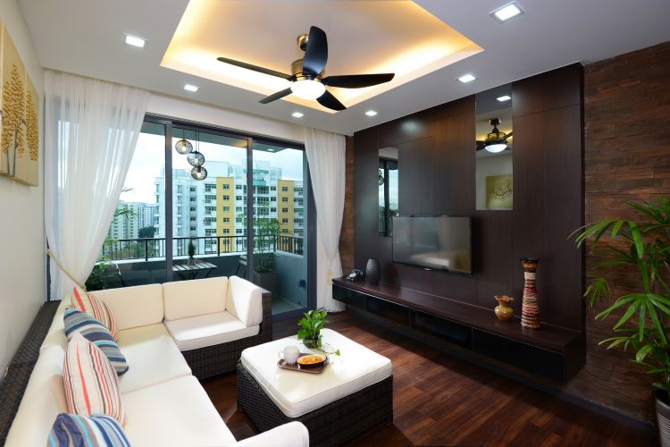 Resort, Tropical Design - Living Room - Condominium - Design by Darwin Interior