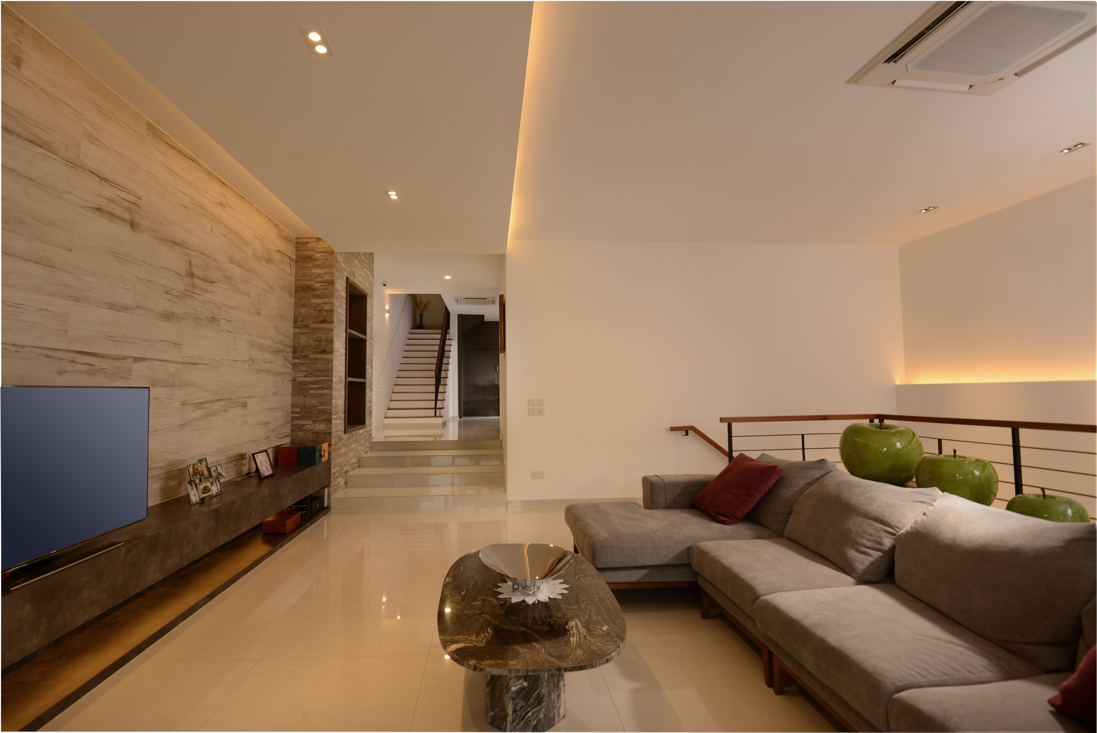 Resort Design - Living Room - Landed House - Design by Darwin Interior