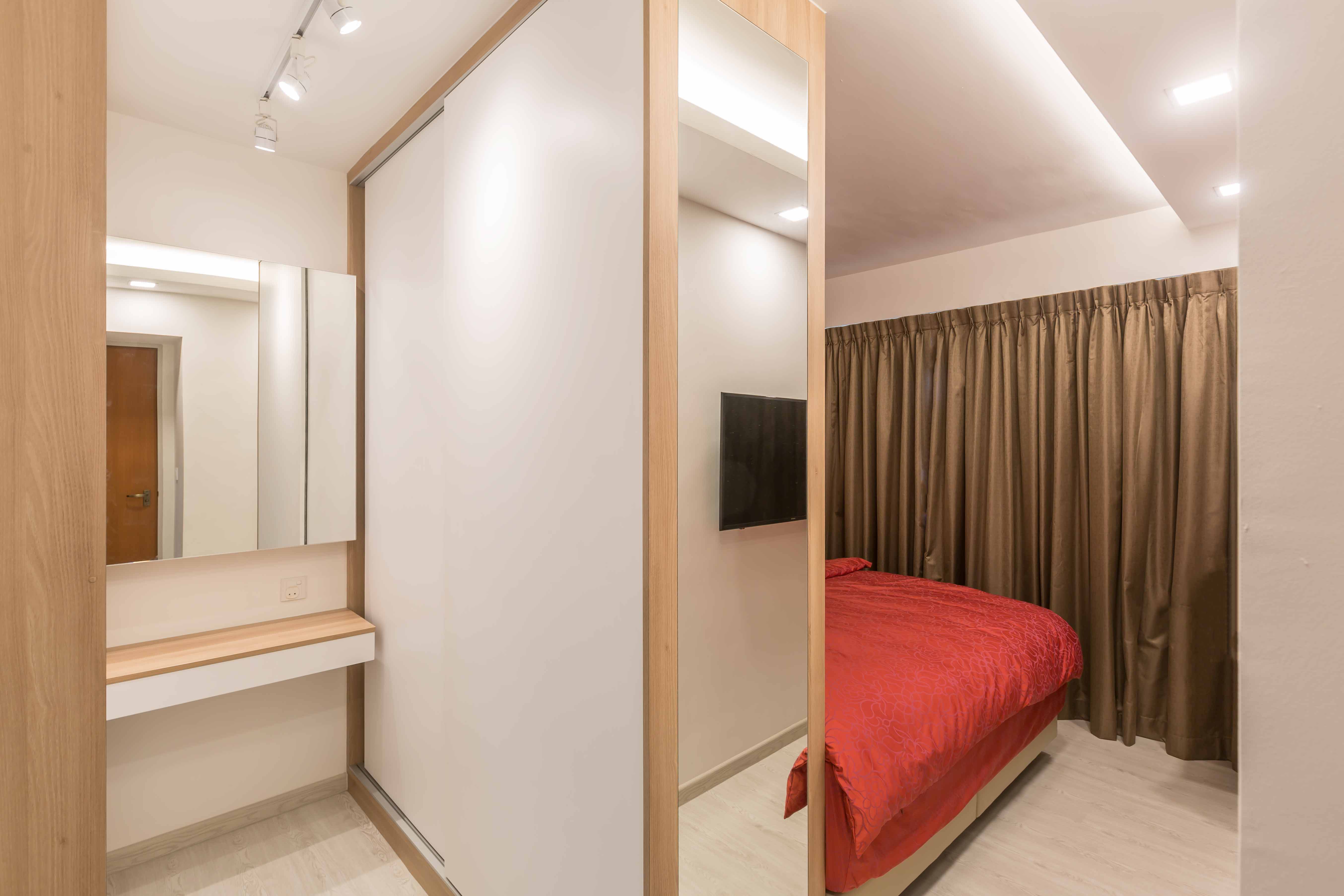 Contemporary, Modern Design - Bedroom - HDB 4 Room - Design by DB Studio Pte Ltd