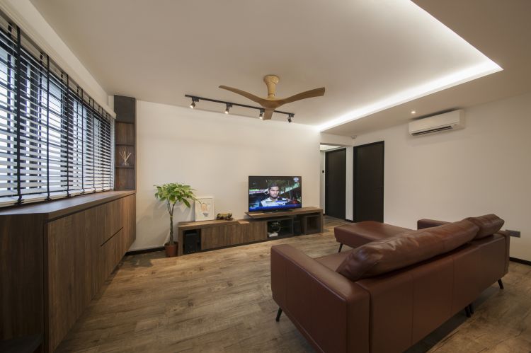 Contemporary, Modern, Scandinavian Design - Living Room - HDB 5 Room - Design by DB Studio Pte Ltd