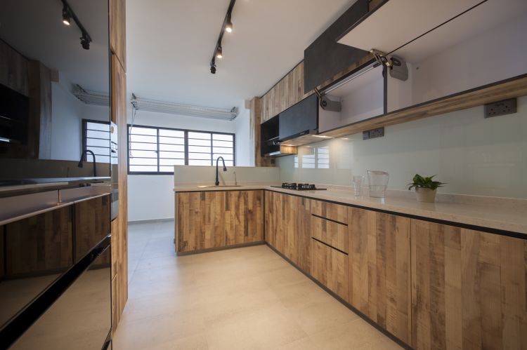 Contemporary, Modern, Scandinavian Design - Kitchen - HDB 5 Room - Design by DB Studio Pte Ltd