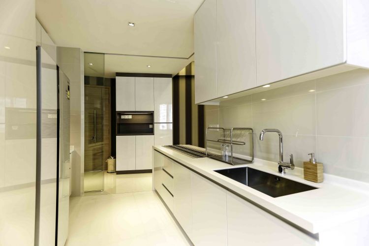 Contemporary, Modern, Vintage Design - Kitchen - Condominium - Design by DB Studio Pte Ltd