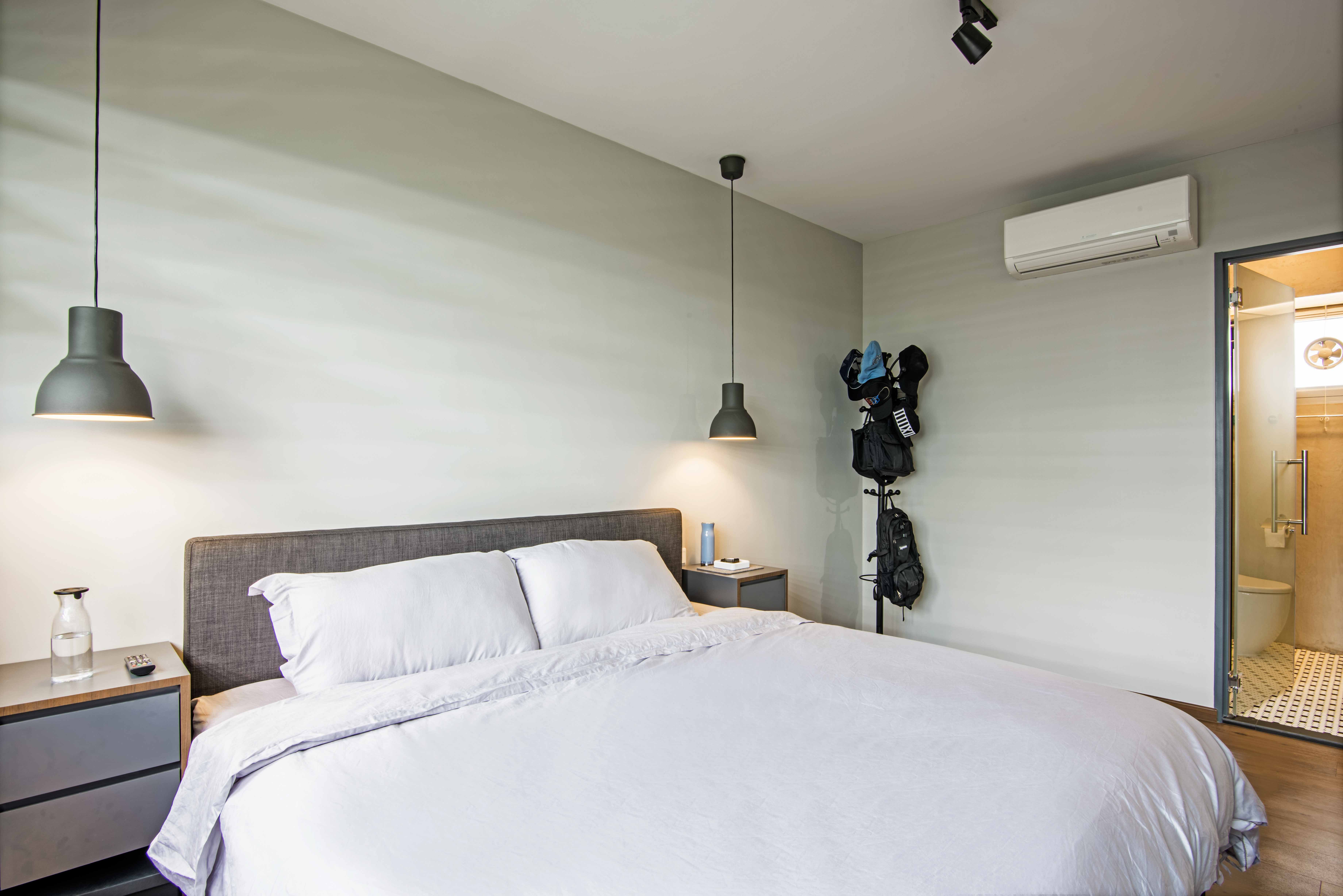 Industrial Design - Bedroom - HDB 4 Room - Design by DB Studio Pte Ltd