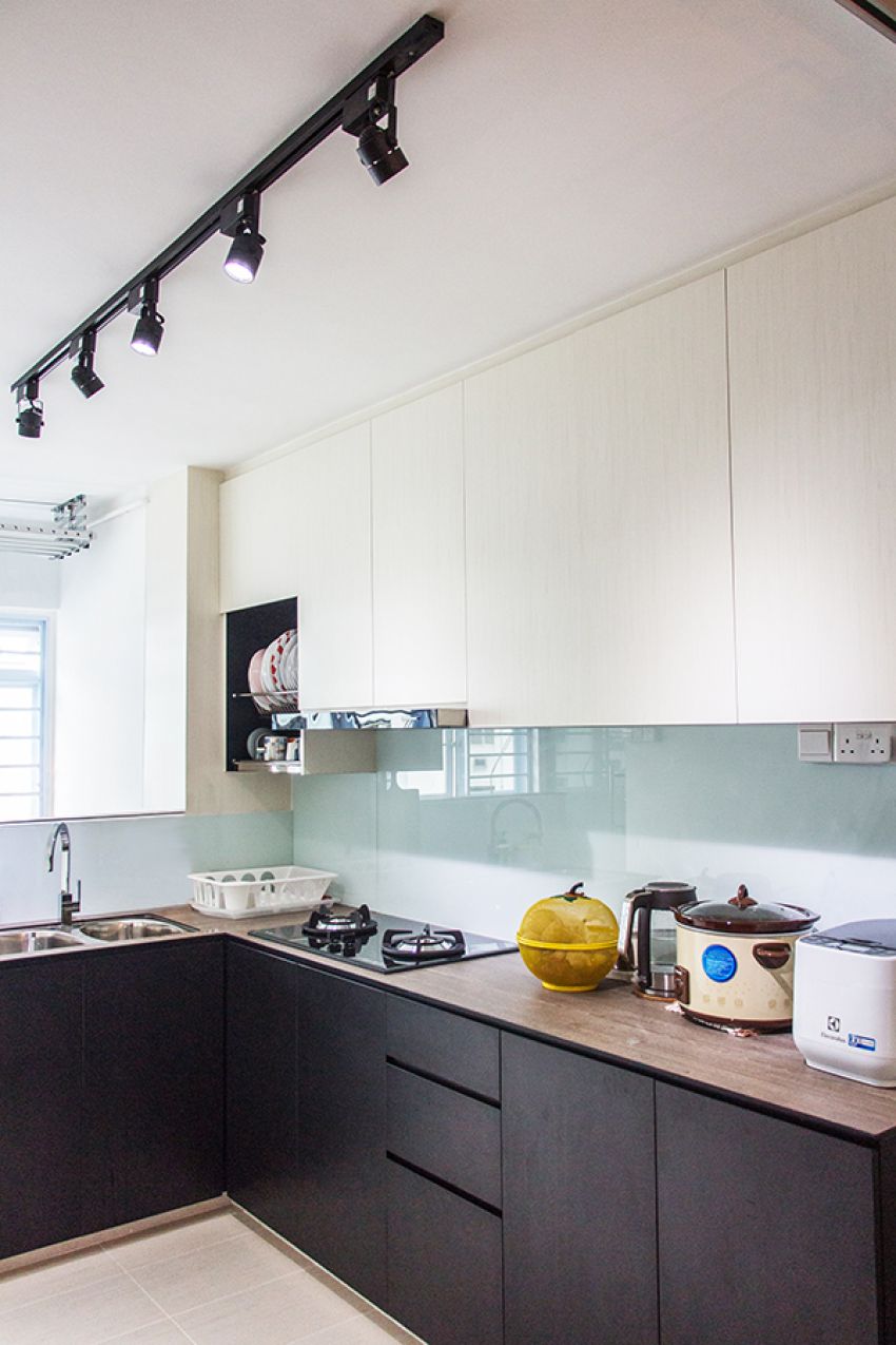 Contemporary, Scandinavian Design - Kitchen - HDB 4 Room - Design by DB Studio Pte Ltd