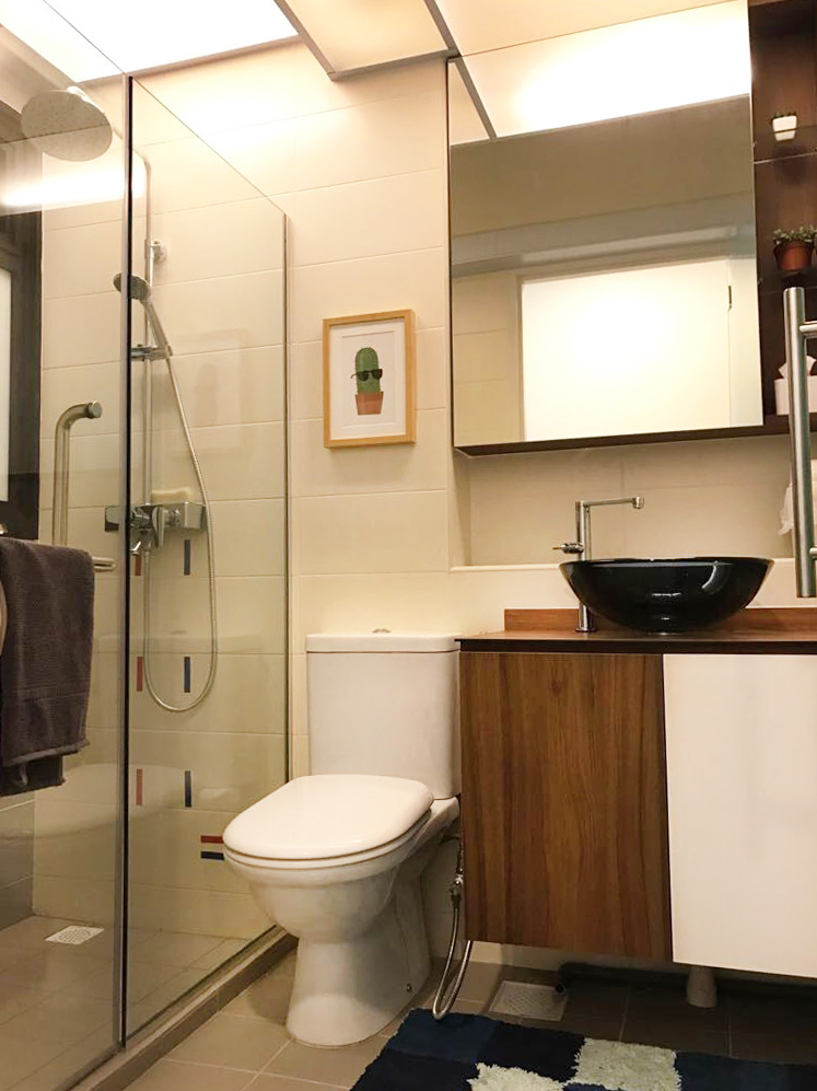 Scandinavian Design - Bathroom - HDB 5 Room - Design by DB Studio Pte Ltd