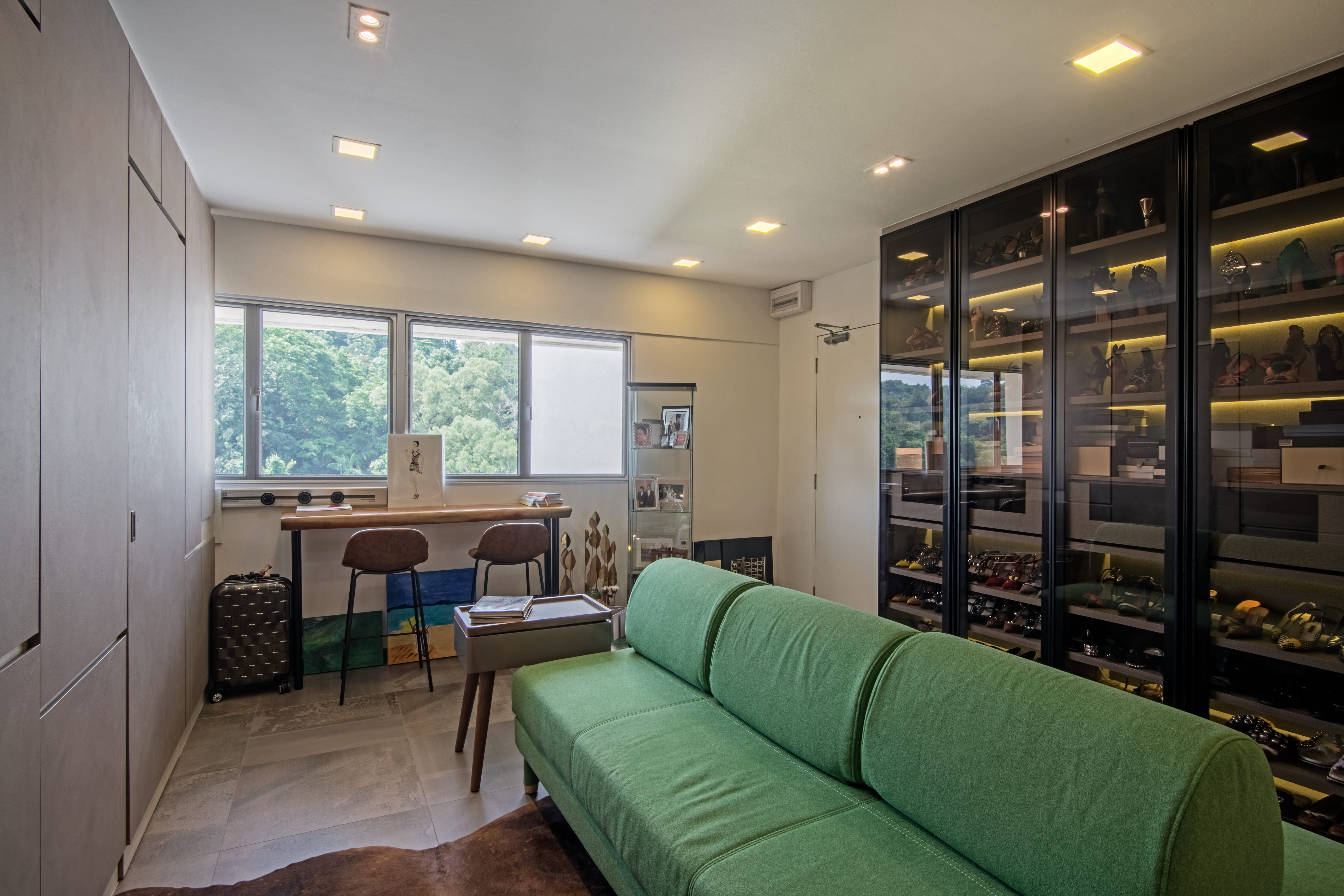 Eclectic Design - Living Room - HDB 4 Room - Design by DB Studio Pte Ltd
