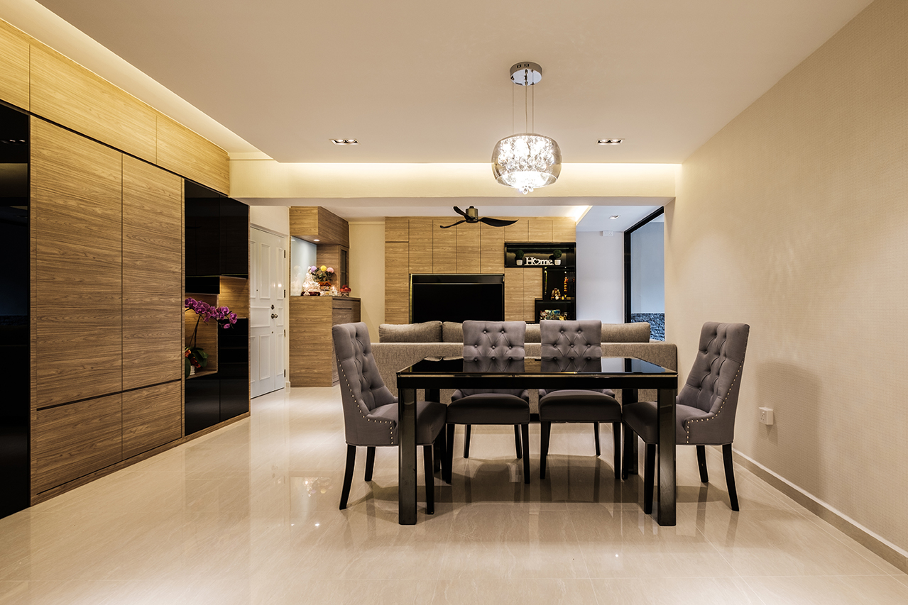 Contemporary, Modern Design - Dining Room - HDB 5 Room - Design by DB Studio Pte Ltd