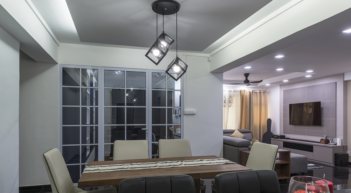 Modern Design - Dining Room - HDB 5 Room - Design by DB Studio Pte Ltd