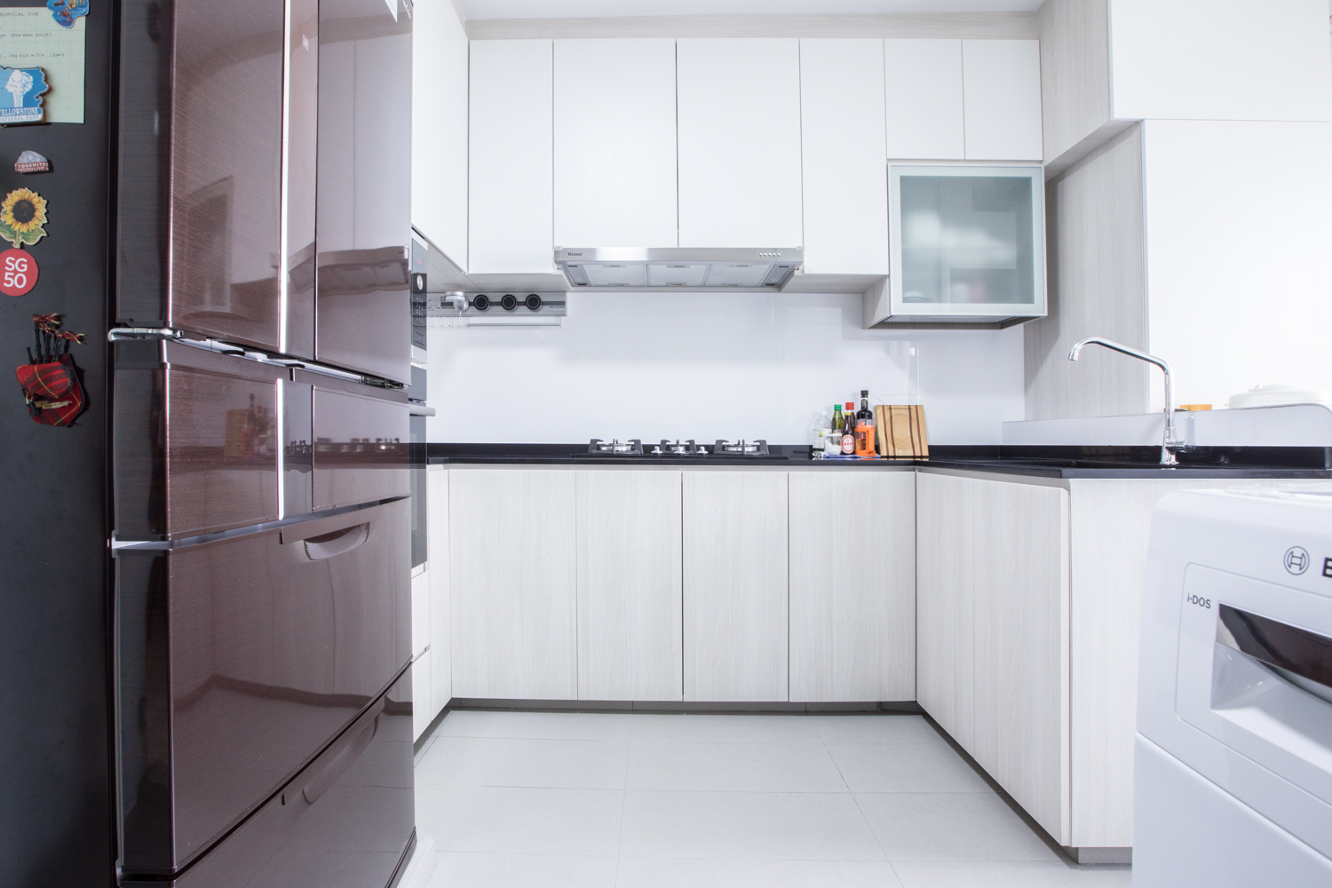Modern Design - Kitchen - HDB Executive Apartment - Design by DB Studio Pte Ltd