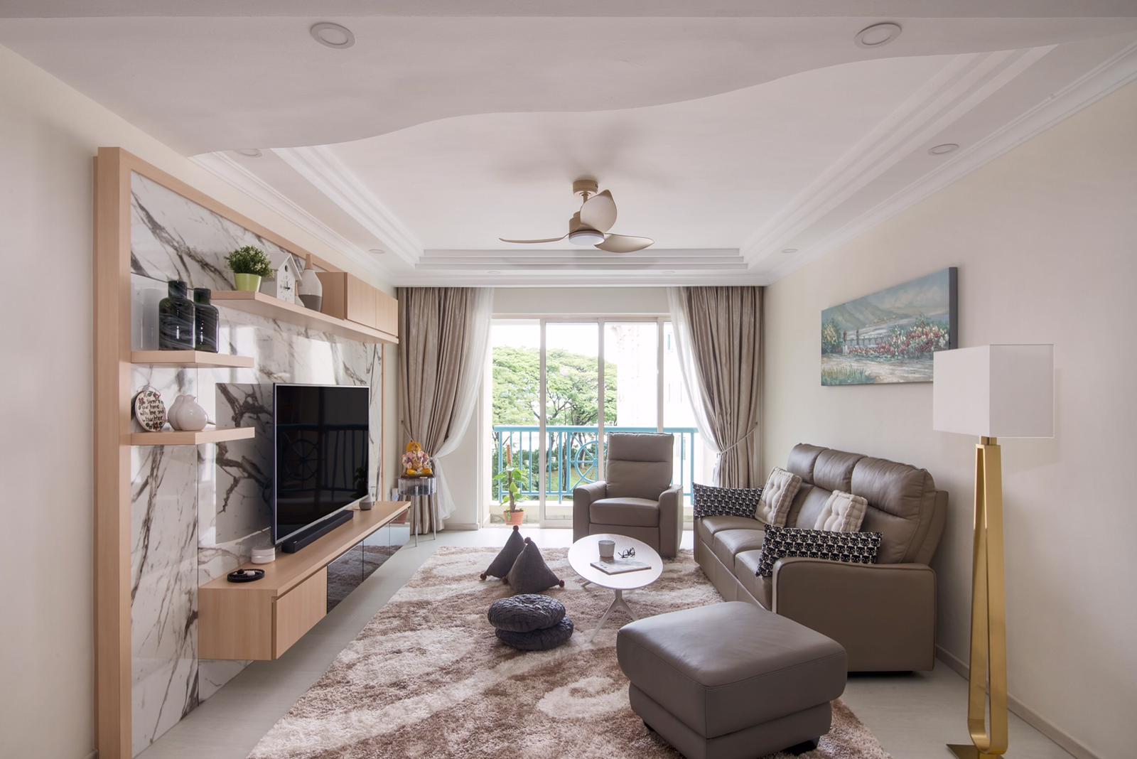 Contemporary Design - Living Room - Condominium - Design by DB Studio Pte Ltd