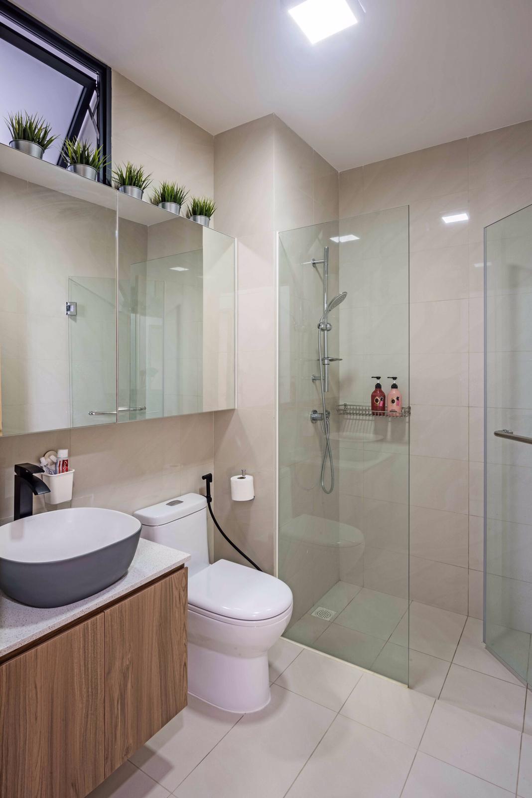 Contemporary, Modern, Scandinavian Design - Bathroom - Condominium - Design by DB Studio Pte Ltd