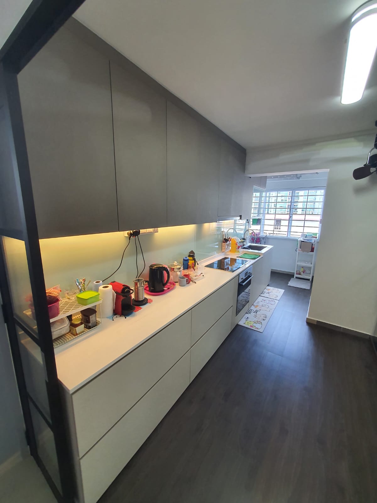 Contemporary, Modern Design - Kitchen - HDB 4 Room - Design by D'Brain Studio