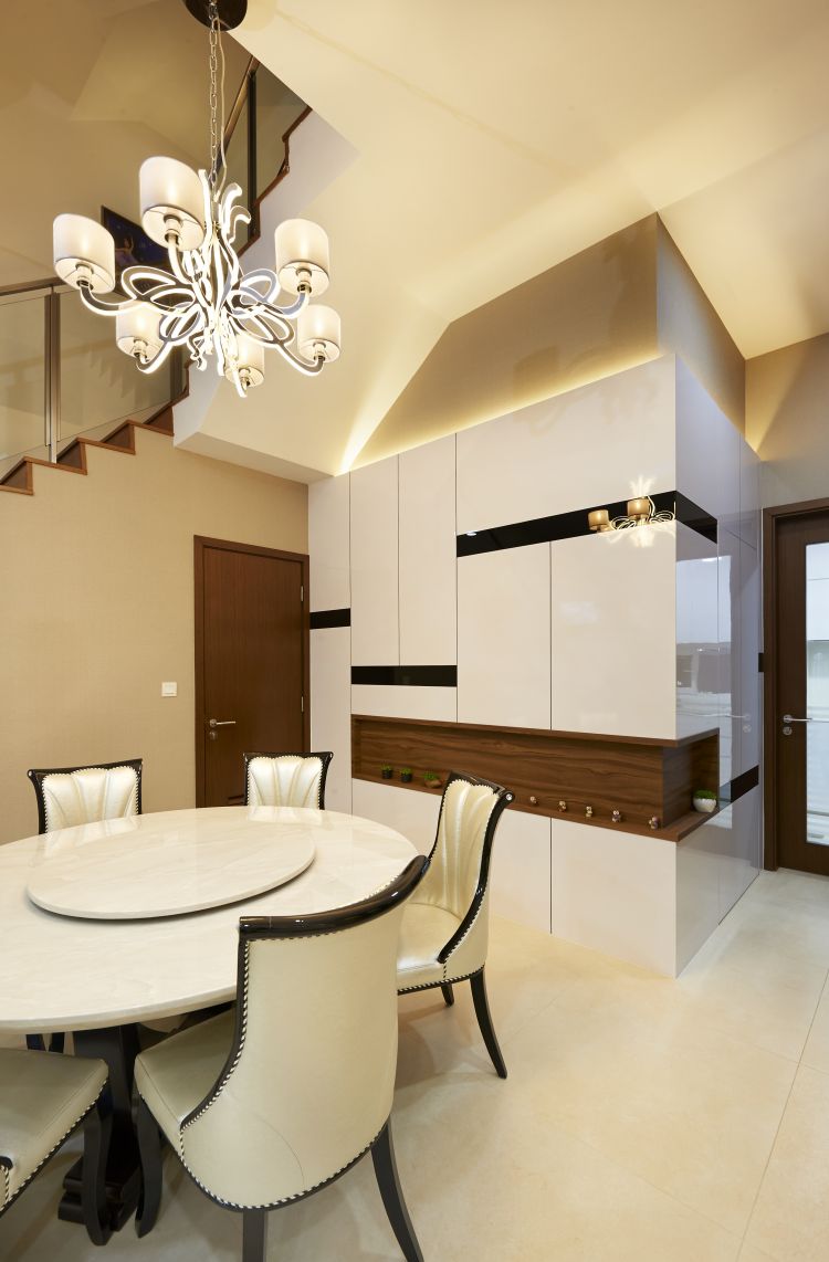 Contemporary, Modern Design - Dining Room - Landed House - Design by DC Vision Design Pte Ltd