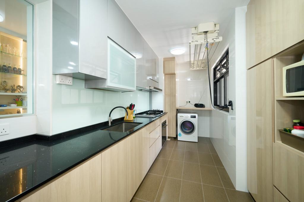 Modern Design - Kitchen - HDB 3 Room - Design by DC Vision Design Pte Ltd