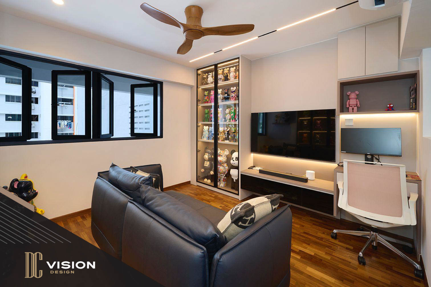 Modern Design - Living Room - HDB 3 Room - Design by DC Vision Design Pte Ltd