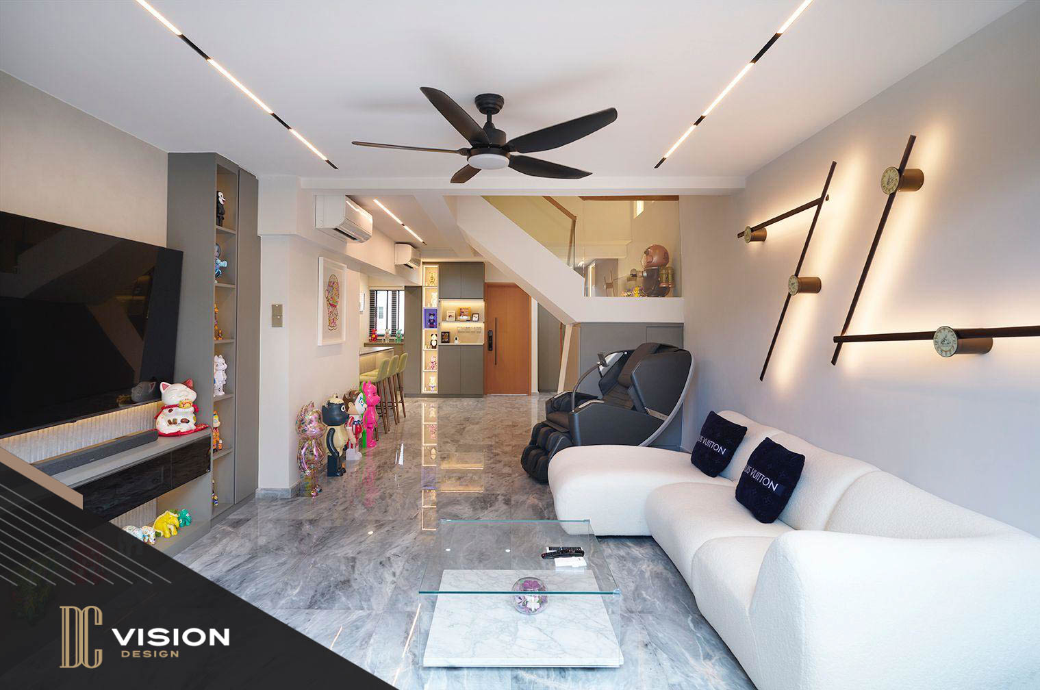 Modern Design - Living Room - HDB 3 Room - Design by DC Vision Design Pte Ltd