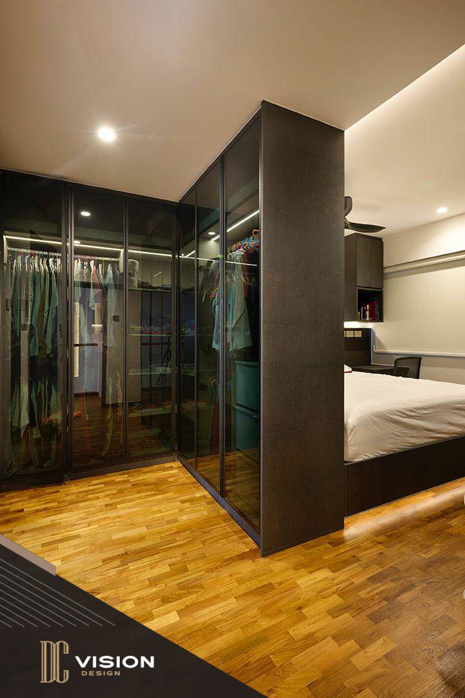 Modern Design - Bedroom - HDB 3 Room - Design by DC Vision Design Pte Ltd