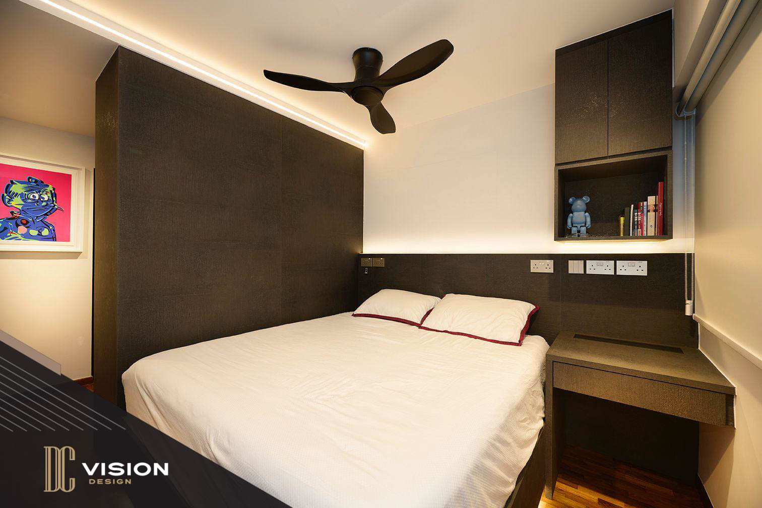 Modern Design - Bedroom - HDB 3 Room - Design by DC Vision Design Pte Ltd