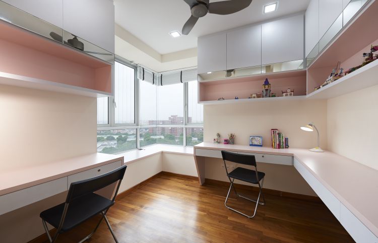 Contemporary, Modern Design - Study Room - Condominium - Design by DC Vision Design Pte Ltd
