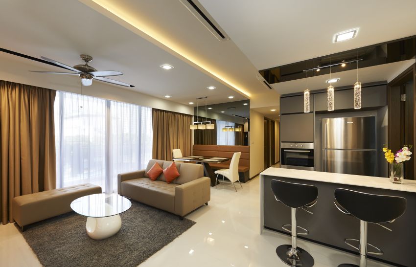 Modern Design - Living Room - Condominium - Design by DC Vision Design Pte Ltd