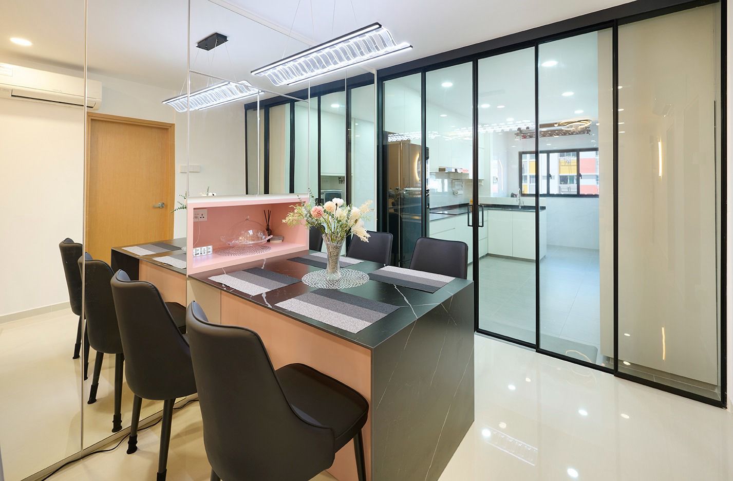 Modern Design - Dining Room - HDB 3 Room - Design by DC Vision Design Pte Ltd