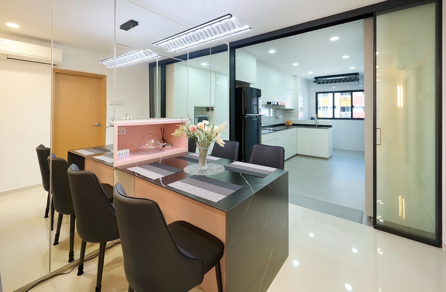 Modern Design - Dining Room - HDB 3 Room - Design by DC Vision Design Pte Ltd